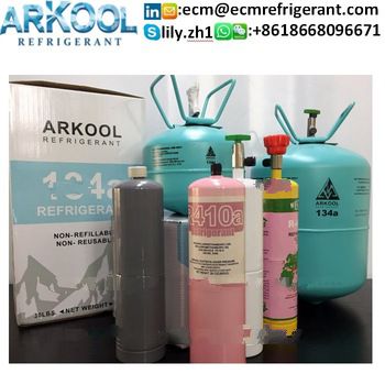 refrigerant r134a gas Refrigeration can