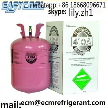 A/C refrigerant spare parts systems gas R410a cans Refrigerant gas cylinder