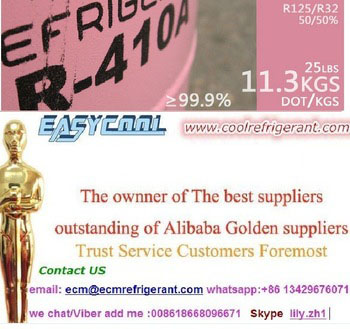 Refrigerant R410 for replacement