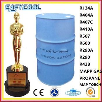 Refrigerant gas R134a gas price for auto air conditioning