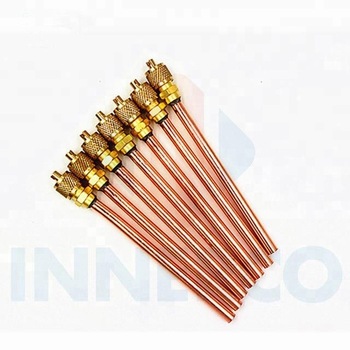 Copper check valve for refrigeration system
