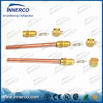 Air conditioning charging valve for refrigeration