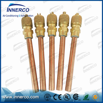 Competitive price air conditioner copper charging valve for refrigerant