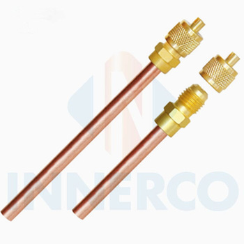 Air conditioning charging valve for refrigeration