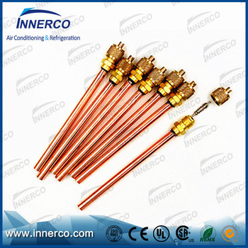 Copper check valve for refrigeration system