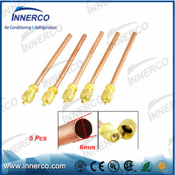 Air conditioning charging valve for refrigeration