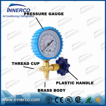 Excellent quality and cheap price R410/ R134a Manifold Charging Hose with Gauge for air condition