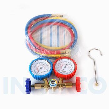 High quality and excellent price R22 R134a R407C air digital manifold pressure gauge