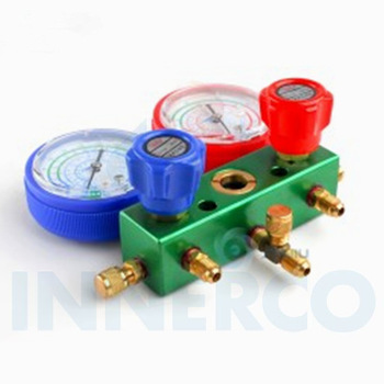 R410a A/C air manifold digital high pressure gauge set r134a