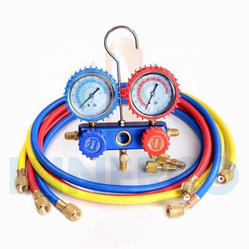 Multifunctional manifold pressure gauge for car and air condition