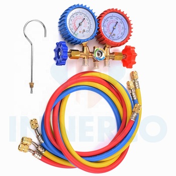 Multifunctional manifold pressure gauge for car and air condition