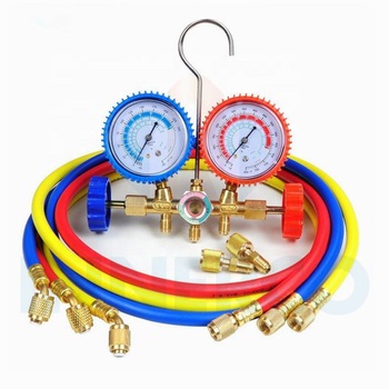 Multifunctional manifold pressure gauge for car and air condition