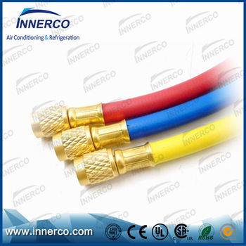 High quality air condition flexible pvc R134a charging hose