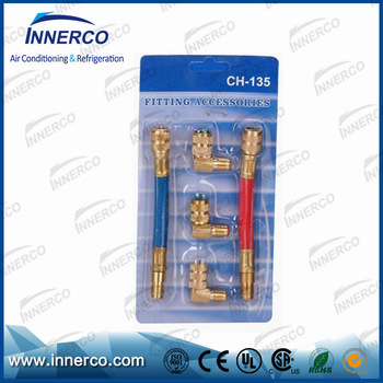 Best selling refrigerant air conditioner charging hose with gauge