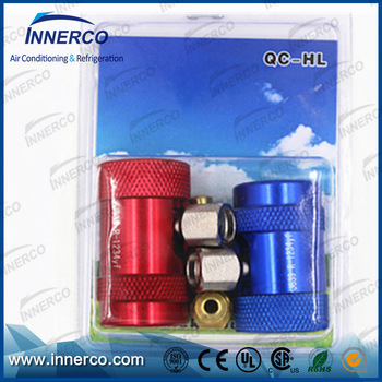 High quality and cheap price refrigerant r1234yf quick connect coupler charging adapter