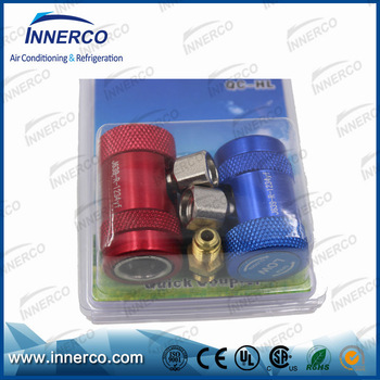 High quality and cheap price refrigerant r1234yf quick connect coupler charging adapter