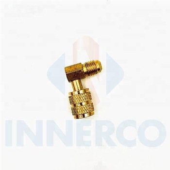 Excellent quality Brass Fitting R410A 1/4” SAE Refrigeration Adapter