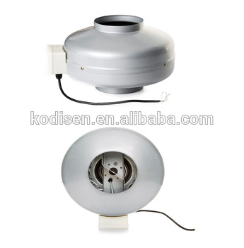 Circular In-line duct fan exhaust duct fan with speed controller