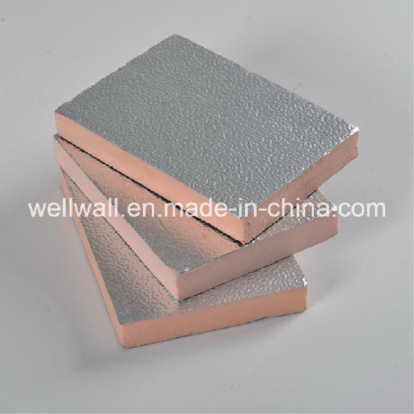 PIR Galvanized Iron Insulation Board / PU Foam Air Duct Sheet