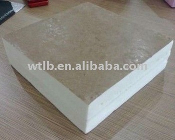 PIR polyisocyanurate wrapped kraft paper/PU polyurethane foam air duct sheet