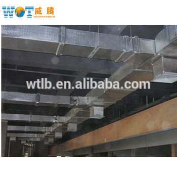 fireproof ventilation phenolic air duct sheet with both side aluminum foil