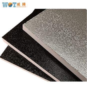 Phenolic insulation panel with Black aluminium