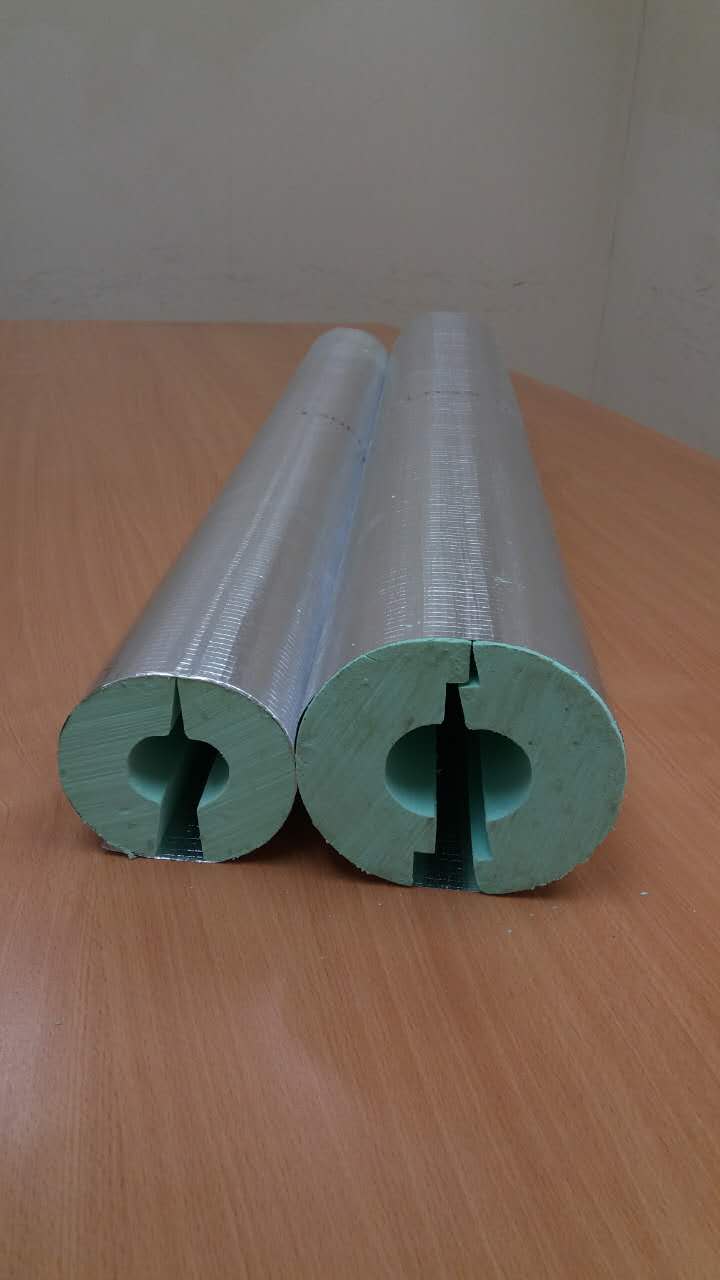 2018 green color pipe insulation -phenolic foam