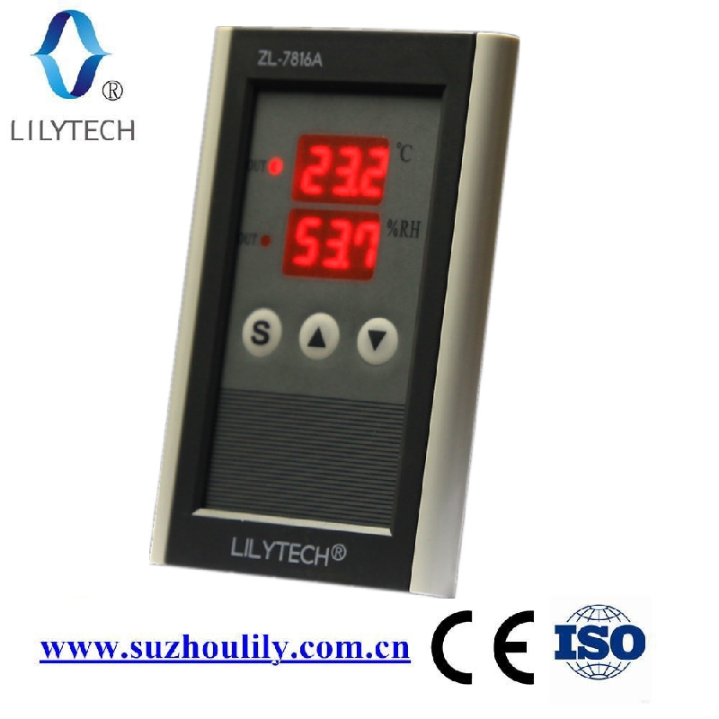 ZL-7816A,12V, Temperature & humidity controller, Thermostat and Hygrostat, Incubator Humidity, Incubator Controller,  lilytech