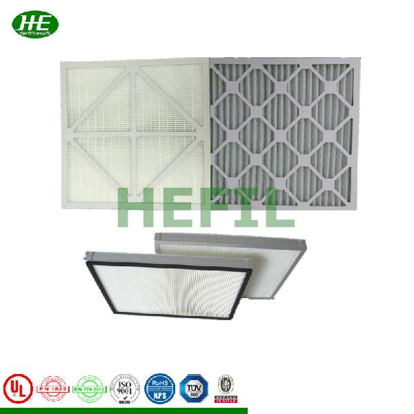 Primary Efficiency Cardboard Pre Panel Air Filter for HVAC System
