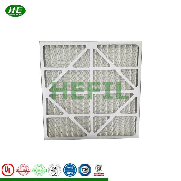 Primary Efficiency Cardboard Pleated Panel Pre Air Filter G3 G4 Filter