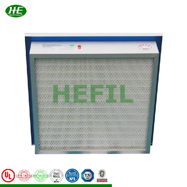 OEM Cleanroom ULPA Air Fillter U15 Mini Pleated HEPA Air Filter