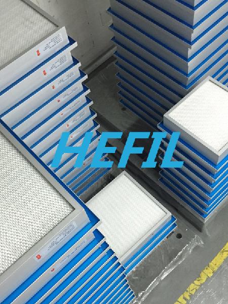 HMG-HEPA Gel Seal Mini-Pleat Panel Filter