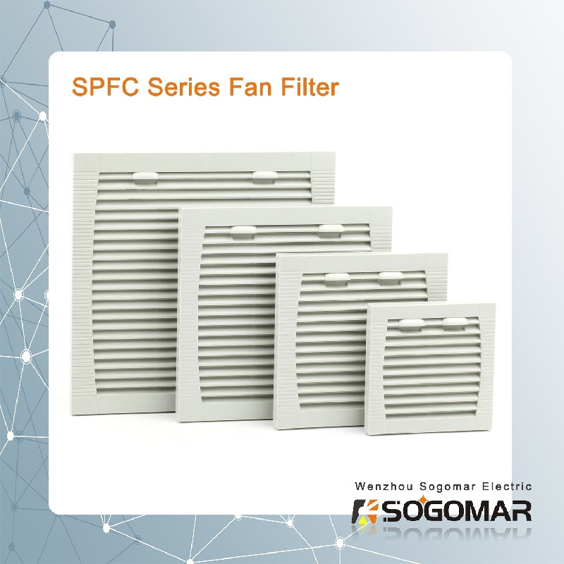 Enclosure fan filter/ fan part SPFC serie for axial fan