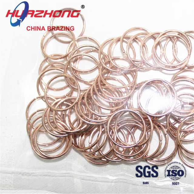 Copper Brazing Rings Welding Filler Metal for HVAC Air-condition Refrigeration China Direct Soldering Alloys China Manufacturer