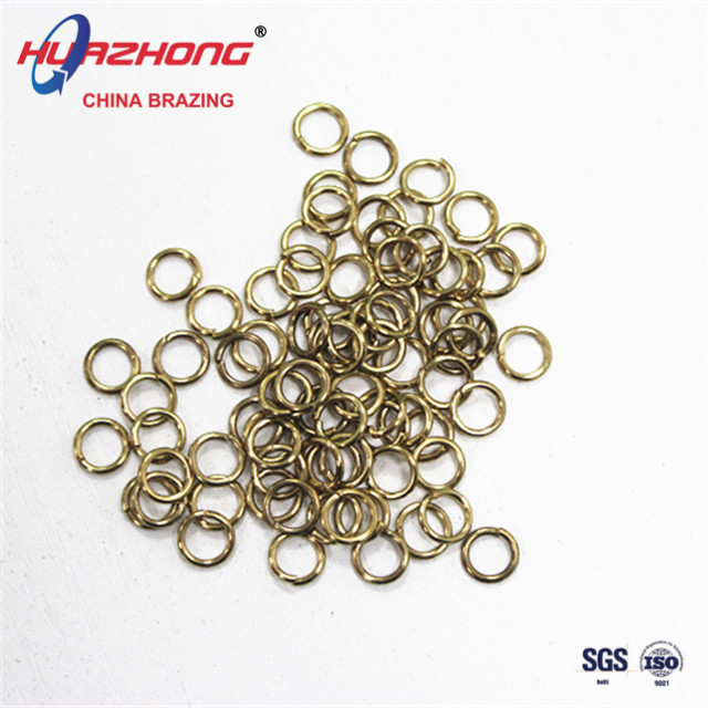 HUAZHONG RBCuZn-C Brass Welding Rings HVAC Heating Refrigeration Brazing Alloys Copper/Copper A/C Pipes Soldering Filler Metal