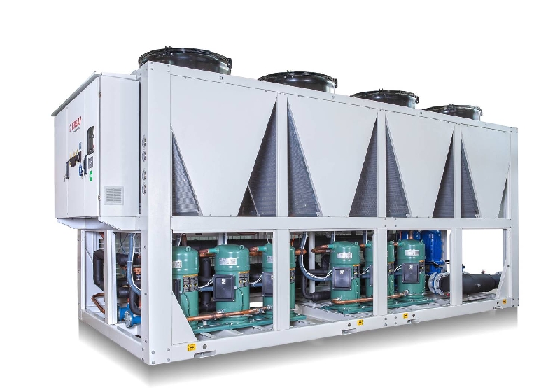 AIR COOLED WATER CHILLERS-- EBHS with R410 a Fleon