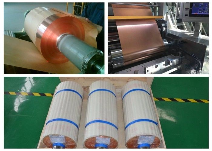 FPC / FCCL RA Copper Foil Sheet Roll , SGS 99.95% Purity Pure Copper Foil