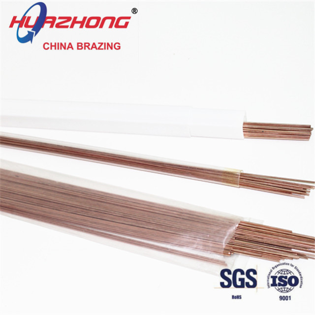 HUAZHONG Silver Brazing Bar Tig Rods for HVAC Industry China Direct Manufacturer Copper Soldering Filler Metal Welding Sticks