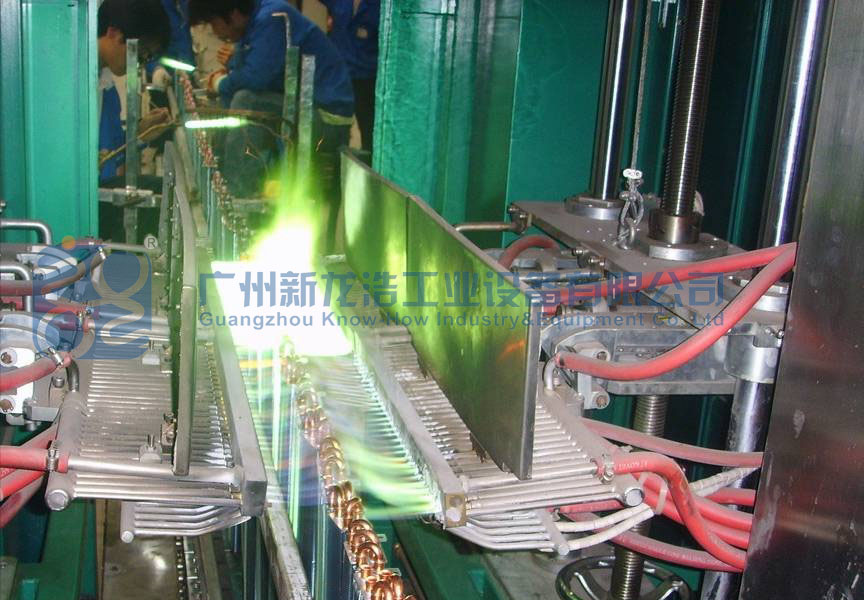 Coil In-Line Brazing Machine for U-tube copper