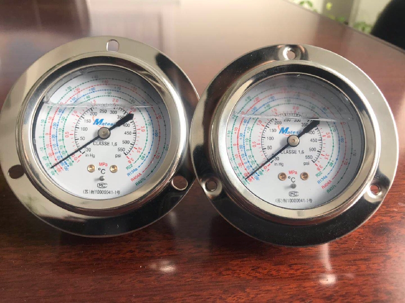 Y60ZT refrigeration liquid filled pressure gauge