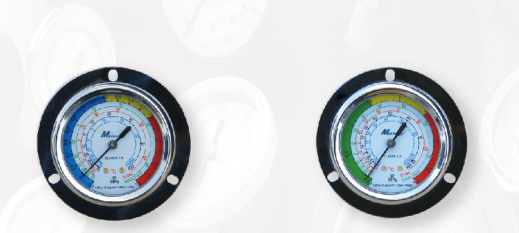 Y60ZT(3 color dial) Refrigeration Liquid Filled Pressure Gauge