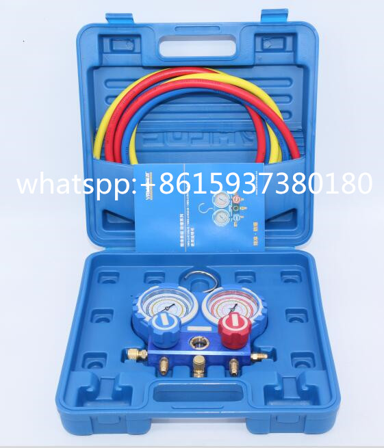 Refrigeration Tools Manifold Pressure Gauge VMG-2-R410-B for chiller maintance