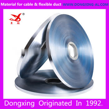 double sided AL laminated PET cable aluminized mylar foil sheet tape for cable insulation material