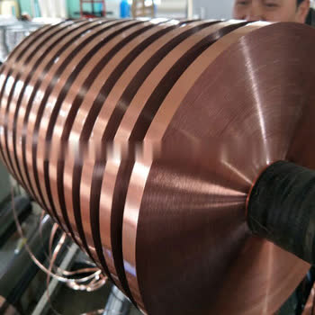 18micron copper foil laminates 23 micron pet Mylar tape for cable in pad(CU 18 PET23)
