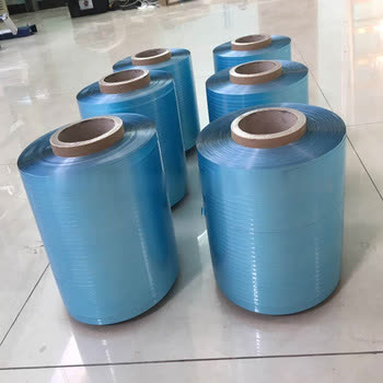 blue coloured 9AL 15 PET fireproof aluminium mylar foil in spooling for cable shield