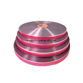 China factory Colored Aluminum foil tape uses for cable Air conditioning duct steel wire