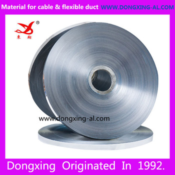 single-side or double-side bonded aluminum EMMA Mylar foil for cables shield made in china