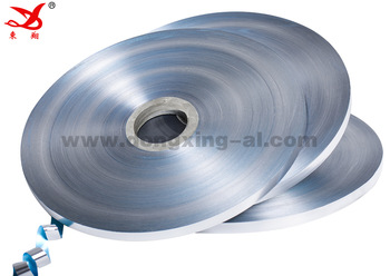 china supplier different colors of single sided 15+6.5 aluminum foil for wires cables optic fiber cables