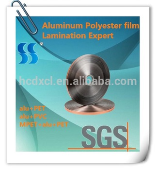 Aluminized Mylar Polyester Film 12 Micron PET alumimum Film