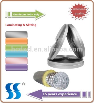 Flexible Duct Pipe Material, Aluminum - Poly Composite Film